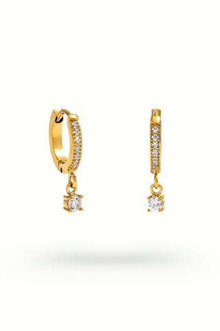 Drop Charm Earrings + Tinsel Earrings