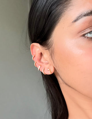 No Piercing Tara Earcuffs- 18k gold plated