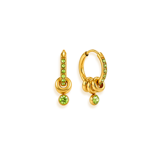 Princess Tiana 4 in 1 Charm Earrings- 18k Gold Plated