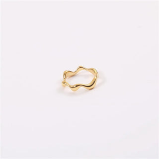 Sea Wave Ring- 18k Gold Plated