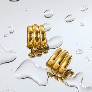 Haven Stud Earrings- 18k Gold Earrings