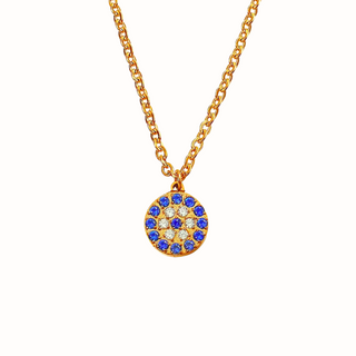 Evil Eye Signature Necklace- 18k Gold Plated