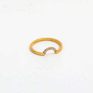 Zuri Ring- 18k gold plated