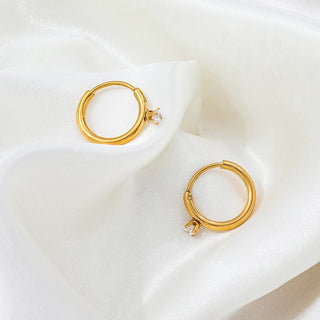 Mira Hoops- 18k gold plated