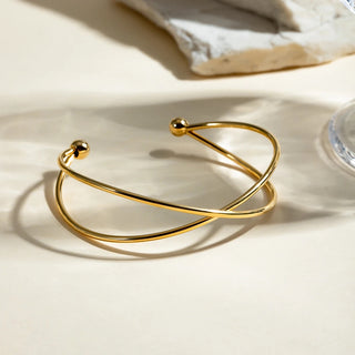 Amara cuff- 18k Gold Plated