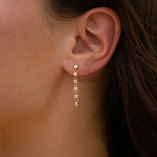 Evelina Dangle Earrings- 18k Gold Plated