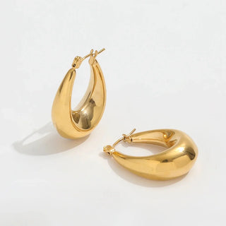 Drop Charm Earrings + Roma Hoops
