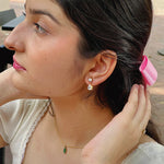 Regal Drop Charm Earrings- 18k Gold Plated