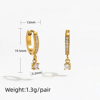 Tinsel Earrings- 18k Gold Plated