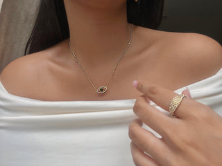 Medusa Necklace- 18k Gold Plated