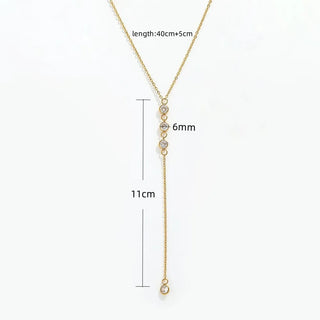Lyra Necklace- 18k gold plated