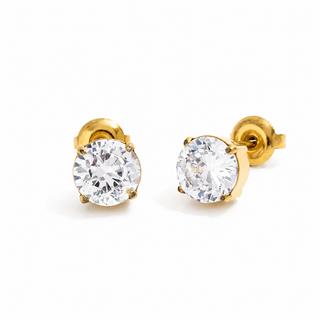 Everyday 8mm Solitaire Stud Earrings
